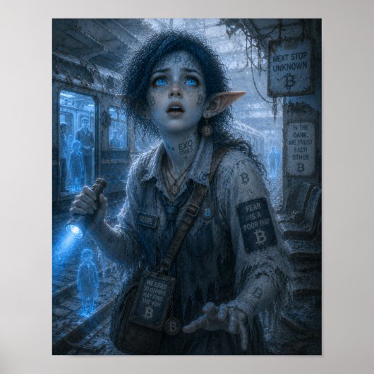 Poster Peur / Conducteur / Métro (Devant)