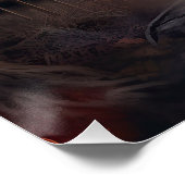 Poster Peur d'Halloween Bulldog (Coin)