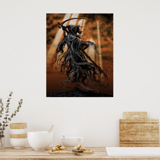 Poster Peur La Faucheuse (Cuisine)