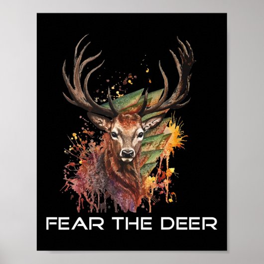 Poster Peur Le Basket-Ball De Cerfs 1 (Devant)