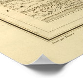 Poster Peutinger de carte dite théodosienne Table (Coin)