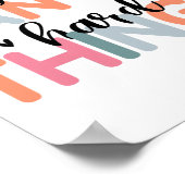 Poster Peuvent faire des choses difficiles Test Jour Ense (Coin)