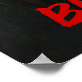 Poster Peux-tu payer mes factures Citation de peinture Re (Coin)