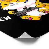 Poster Pew Pew Gamer Chat Vidéo Jeu Chats Jeu Kitty Lov (Coin)