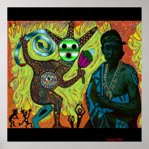 Poster Peyote Healing (poster)