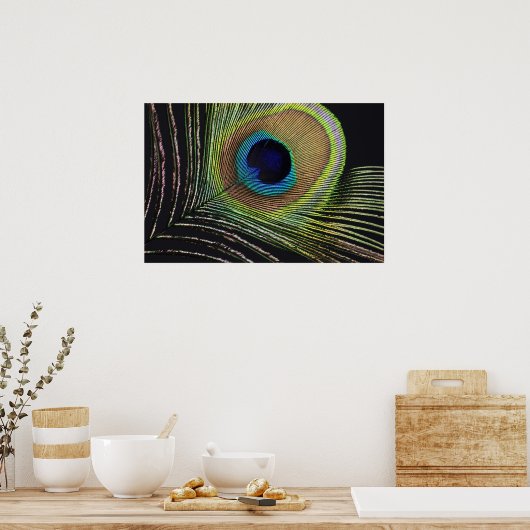 Poster Pfauenfeder (Cuisine)