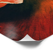 Poster Pfingstrose abstrait (Coin)