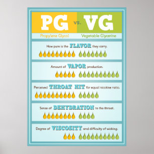 Poster PG vs VG Infographie