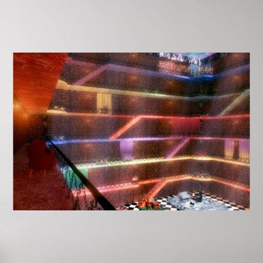 Poster Phantastes : La Bibliothèque du Palais Imprimer (Devant)