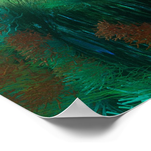 Poster Phantastes : L'Impression des chalets de l'île (Coin)