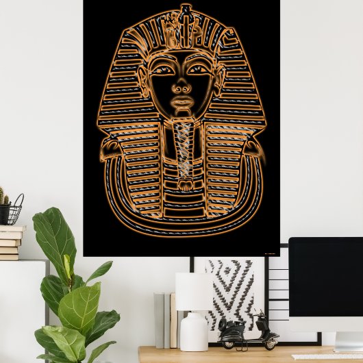 Poster pharaon (Bureau à domicile)