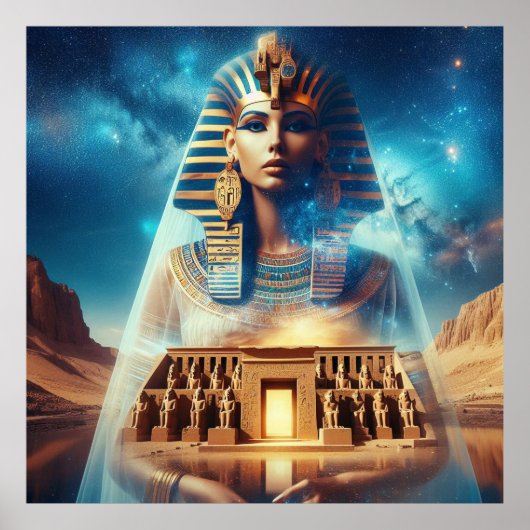 Poster Pharaon égyptien (Devant)