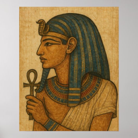 Poster Pharaon égyptien (Devant)