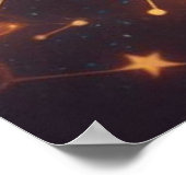 Poster Pharaon égyptien avec le roi Cobra (Coin)