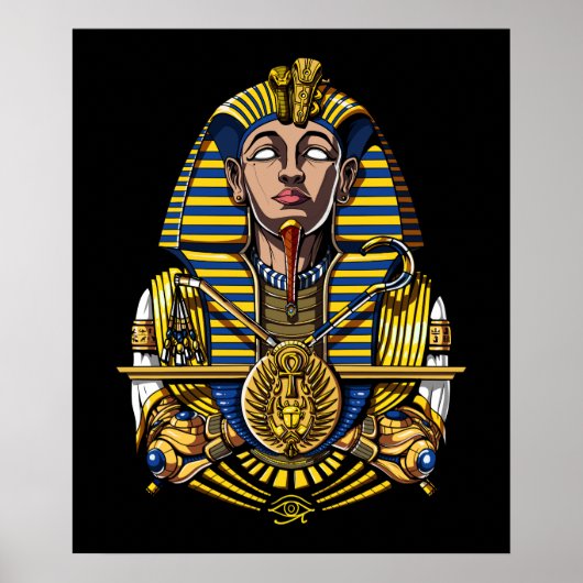 Poster Pharaon égyptien Toutankhamon Roi Tut (Devant)