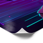 Poster Pharaon Synthwave (Coin)