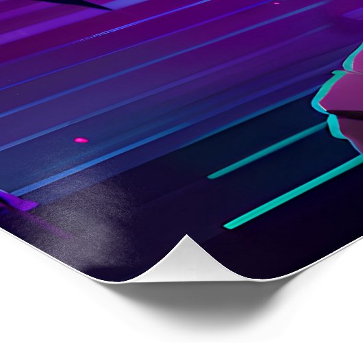 Poster Pharaon Synthwave (Coin)