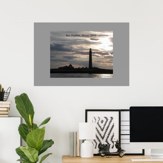 Poster Phare (Bureau à domicile)