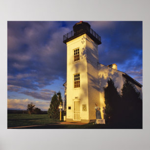 Poster Phare à Escanaba UP Michigan