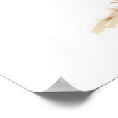 Poster Phare à l'aquarelle bleu et blanc (Coin)