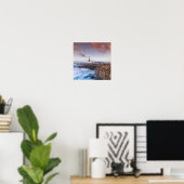 Poster Phare Angleterre (Bureau à domicile)