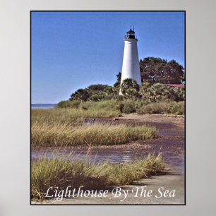 Poster "Phare Au Bord De La Mer"