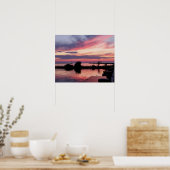 Poster Phare au coucher du soleil I (Cuisine)