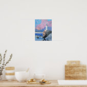 Poster Phare côtier atmosphérique (Cuisine)