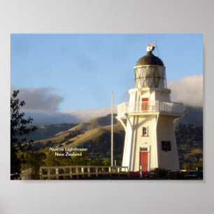 Poster Phare d'Akaroa