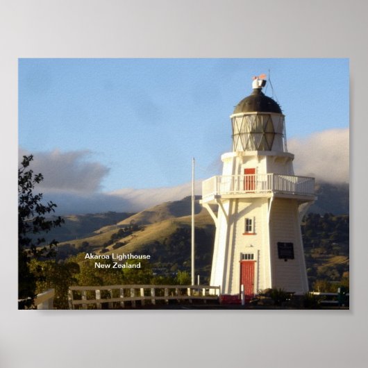 Poster Phare d'Akaroa (Devant)
