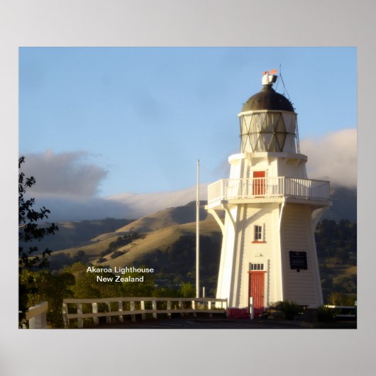 Poster Phare d'Akaroa (Devant)