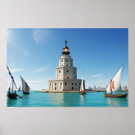Poster Phare d'Alexandrie (Devant)
