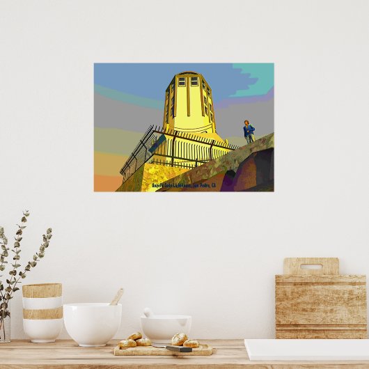 Poster Phare d'Angel's Gate, San Pedro, CA (Cuisine)