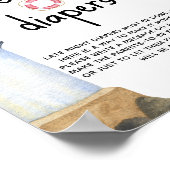 Poster Phare d'aquarelle - Late Night couches (Coin)