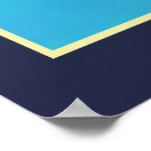 Poster Phare d'aquarelle rouge (Coin)