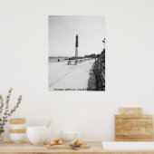 Poster Phare de Barnegat, Long Beach Island (Cuisine)