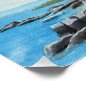 Poster Phare de Bass Harbor (Coin)