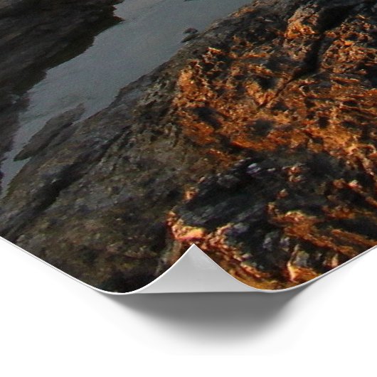 Poster Phare de Beavertail Jamestown Rhode Island (Coin)