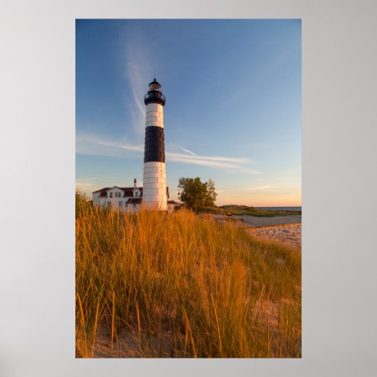 Poster Phare De Big Sable Point Sur Le Lac Michigan 3 (Devant)