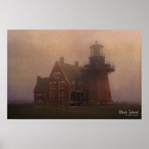 Poster Phare de Block Island
