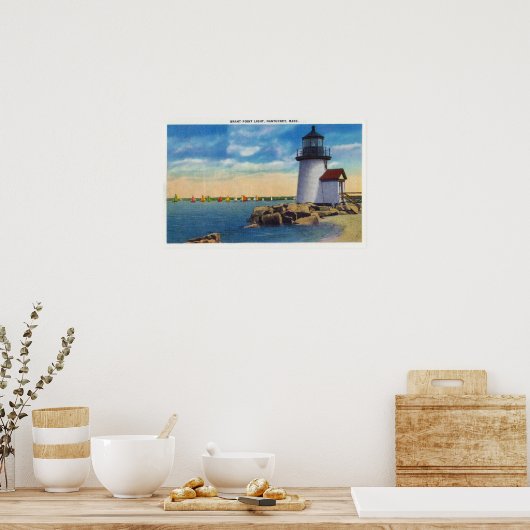 Poster Phare de Brant Point (Cuisine)