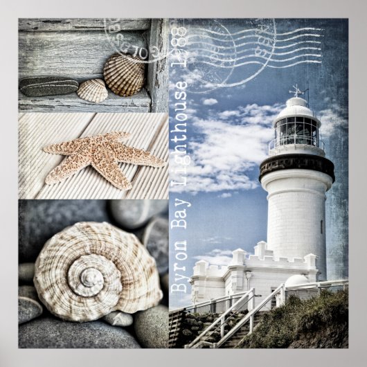 Poster Phare de Byron Bay (Devant)