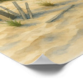 Poster Phare de Cape Hatteras Aquarelle (Coin)