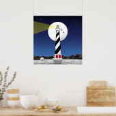 Poster Phare de Cape Hatteras Caroline du Nord (Cuisine)