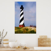 Poster Phare de Cape Hatteras en Caroline du Nord (Cuisine)