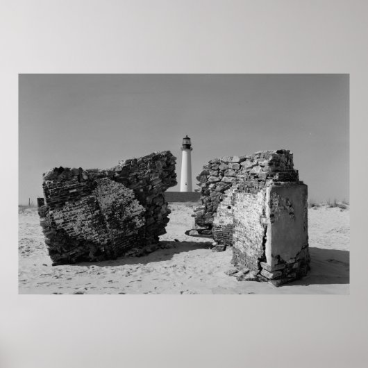 Poster Phare de Cape May Point (Devant)