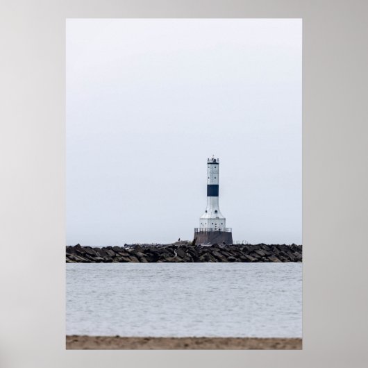 Poster Phare de Conneaut West Breakwater (Devant)