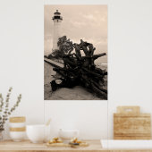 Poster Phare de Crisp Point (Cuisine)