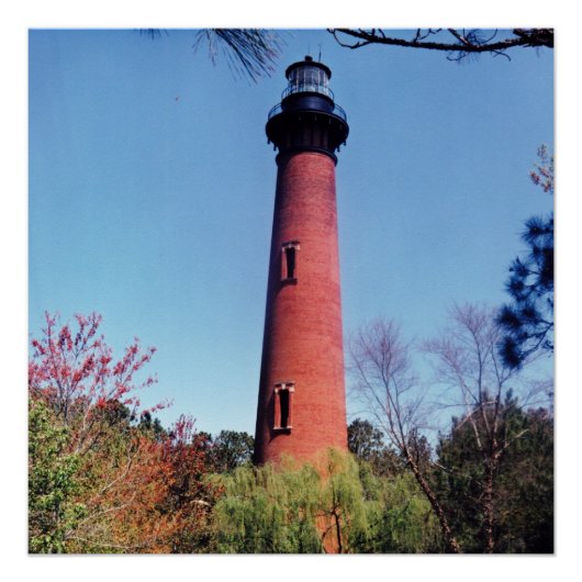 Poster Phare de Currituck (Devant)
