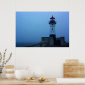 Poster Phare de Foggy North Pier (Cuisine)